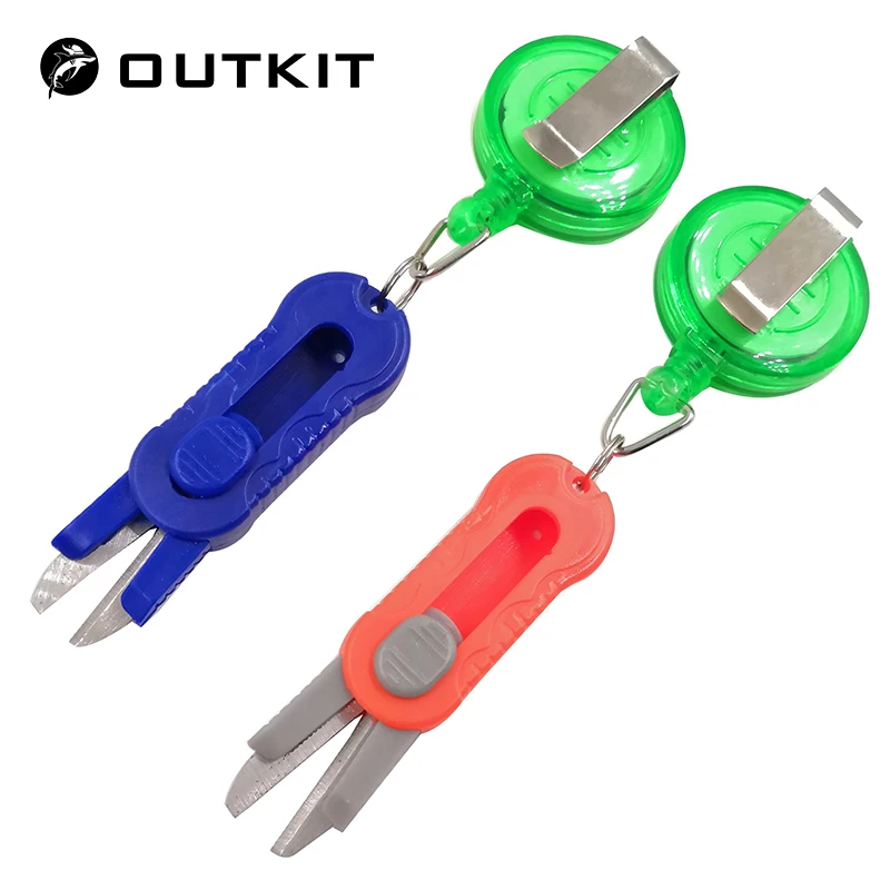 Fishing Line Cutter - OUTKIT 1 قطعة مقص مرن صغير