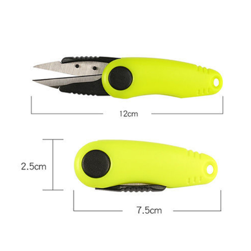 سريعة عقدة أداة الروبيان شكل ط - مراجعة Fishing Line Cutter وسعره