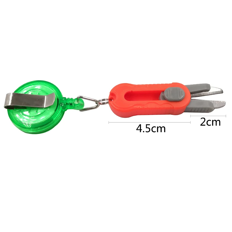 OUTKIT 1 قطعة مقص مرن صغير خيط - مراجعة Fishing Line Cutter وسعره