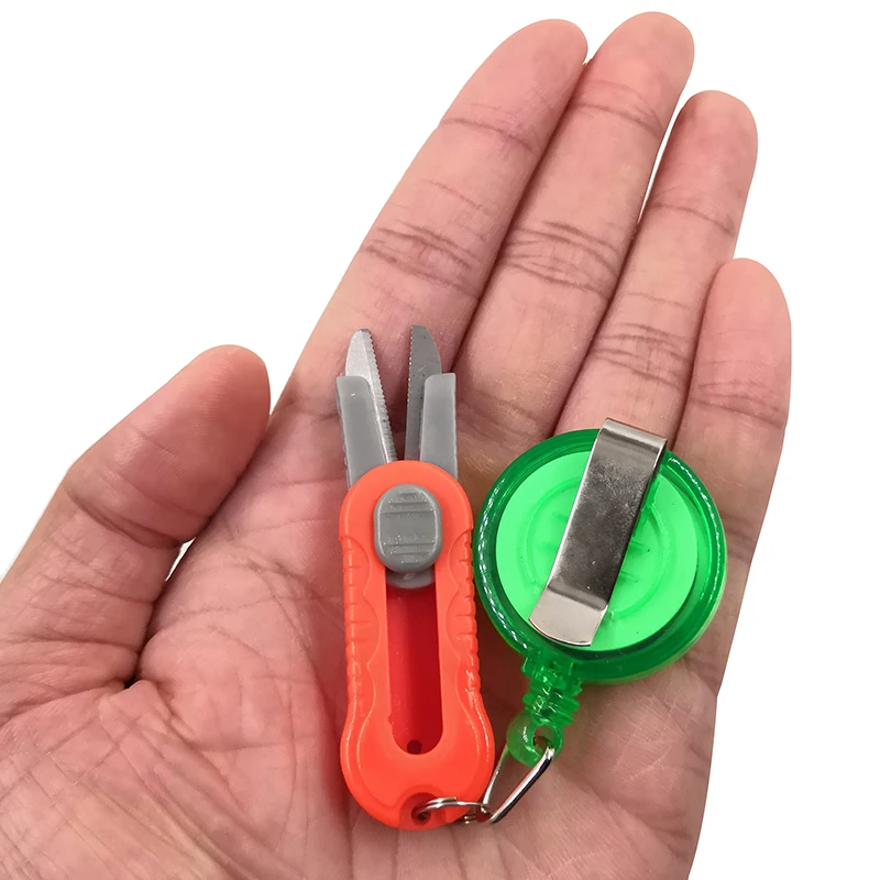 OUTKIT 1 قطعة مقص مرن صغير خيط - مراجعة Fishing Line Cutter وسعره