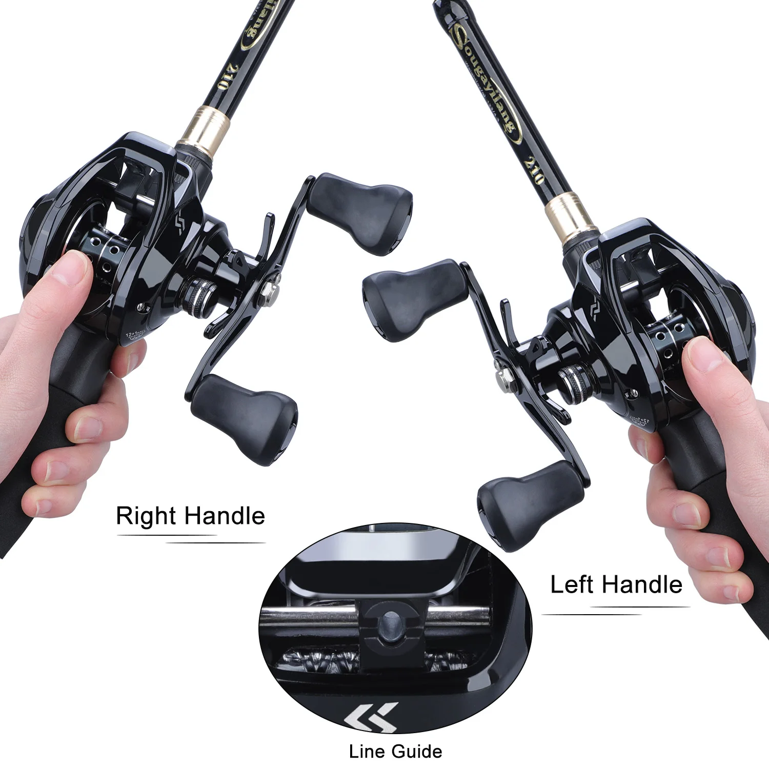 Sougayilang-صنارة صيد وبكرة صي - مراجعة Freshwater Line وسعره